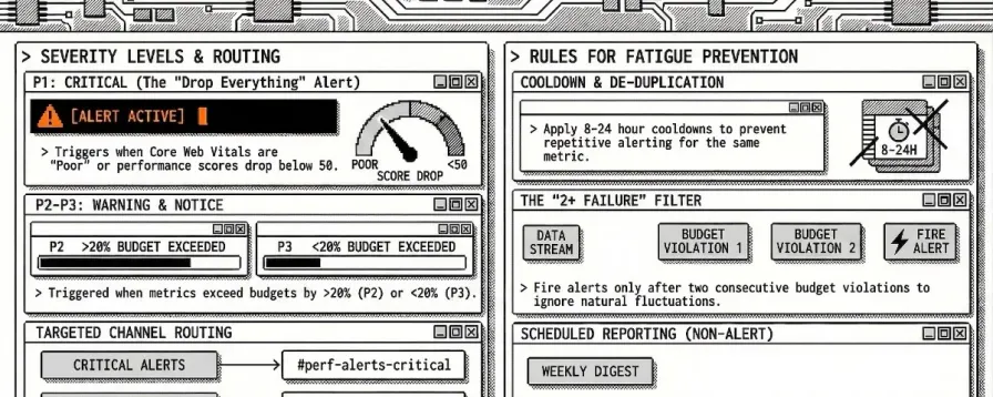 Slack Alert Policy Template for Web Performance Teams