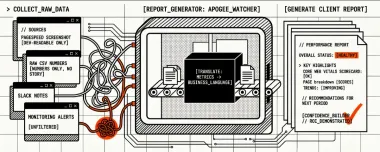 Client-Ready Core Web Vitals Report Outline